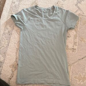 lululemon athletica Sage Green Short Sleeve Tee